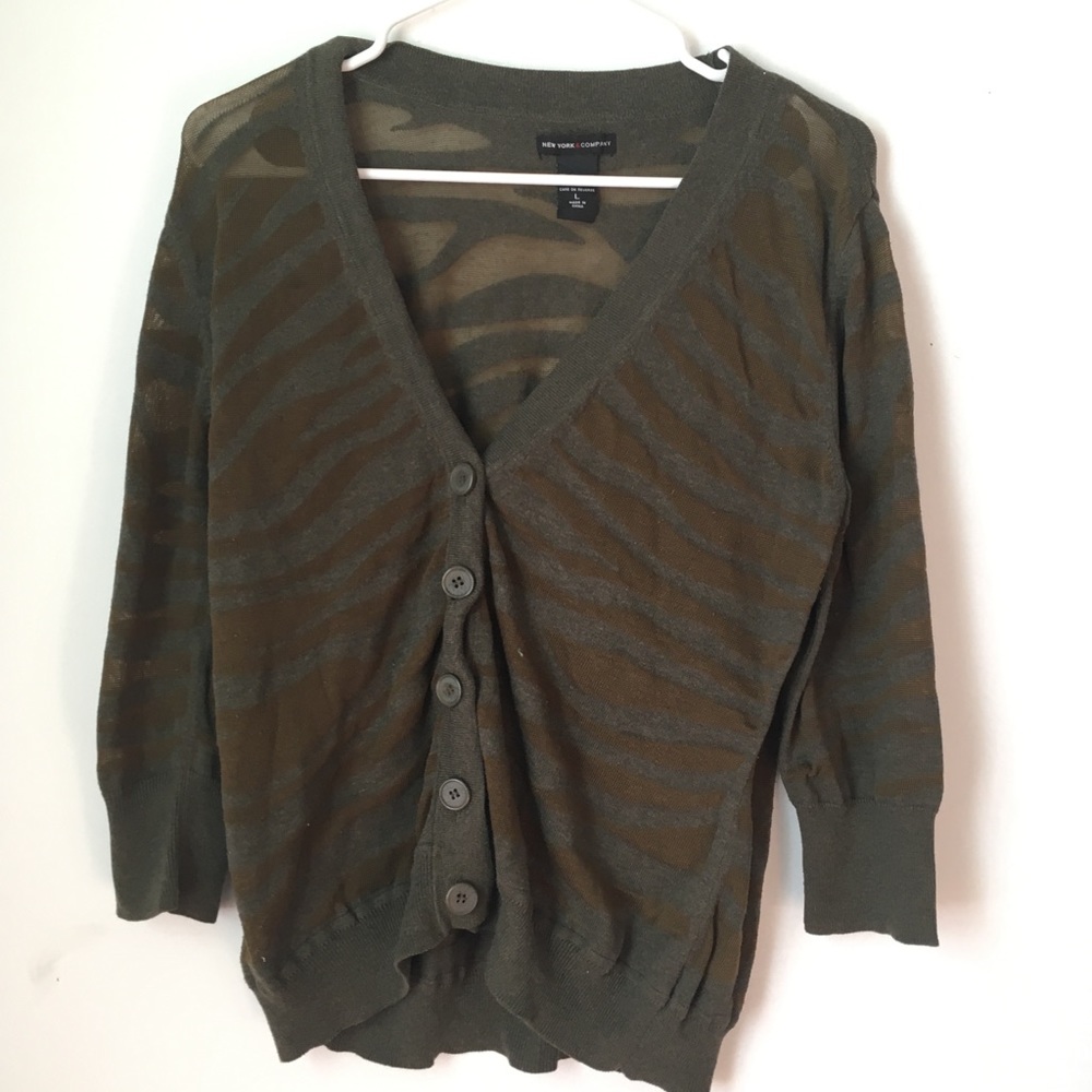 New york and company Cardigan L